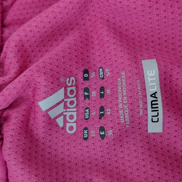 Adidas Aktiv Against Cancer Shorts Pink Womens Breast Cancer Awareness Climalite - Picture 8 of 11